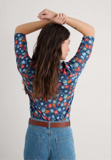 Майка с рукавом три четверти