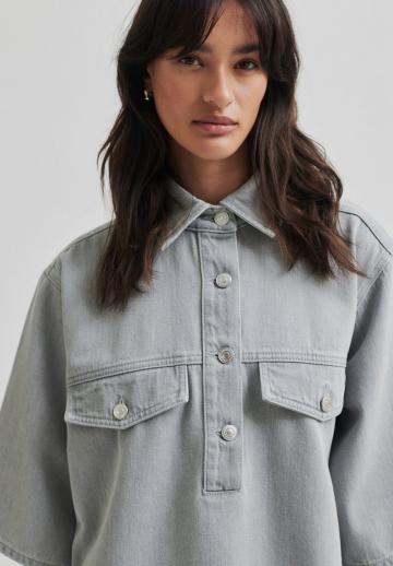 Джинсовое платье