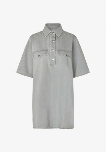 Джинсовое платье