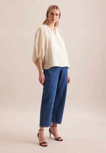 Атласная блузка