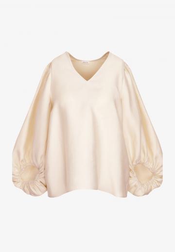 Атласная блузка