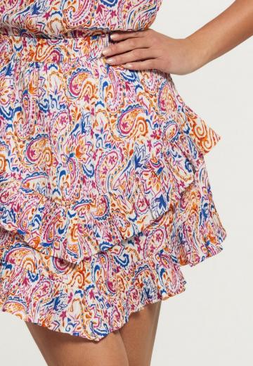 Юбка с воланами