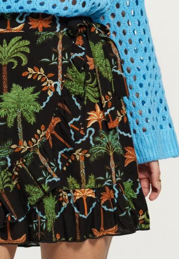 Юбка с воланами