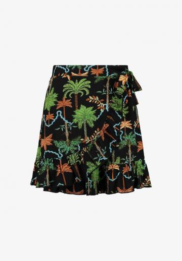 Юбка с воланами