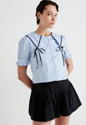 Юбка с воланами