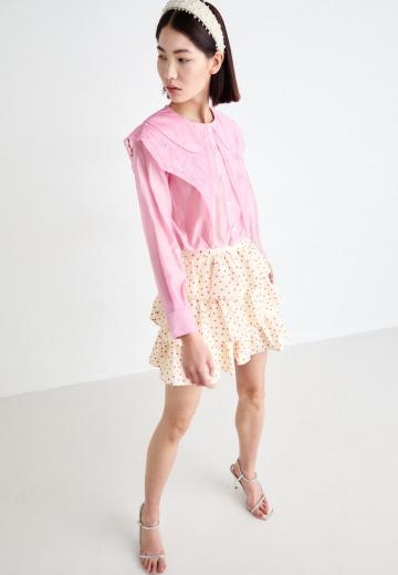 Юбка с воланами