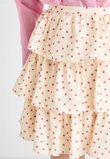 Юбка с воланами