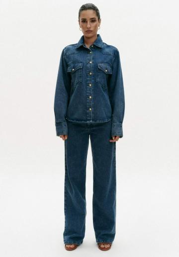 Джинсовая блузка