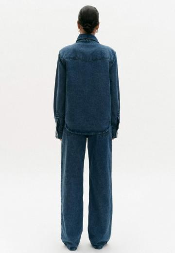 Джинсовая блузка