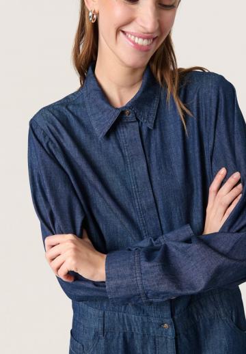 Джинсовое платье