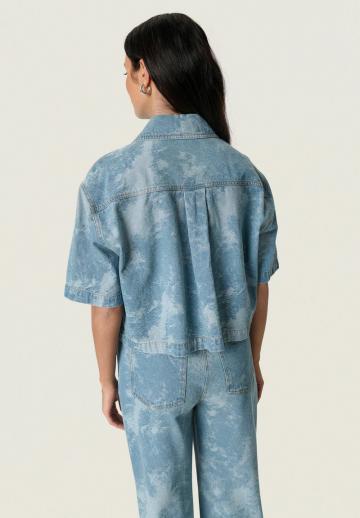 Джинсовая блузка