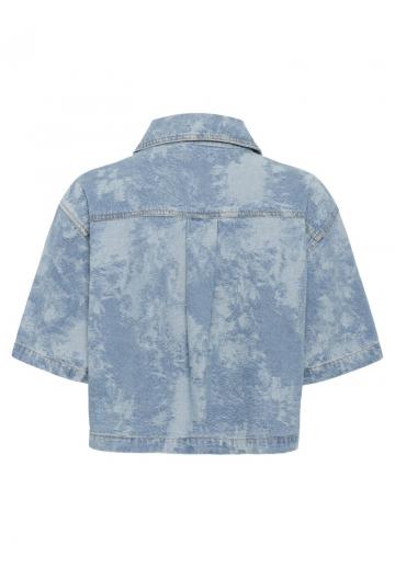 Джинсовая блузка