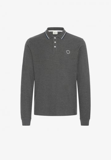 Поло с длинным рукавом