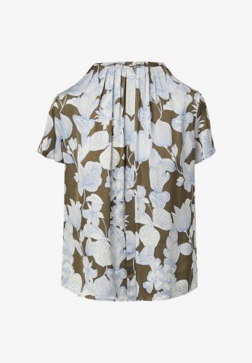 Атласная блузка