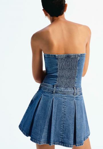 Джинсовое платье