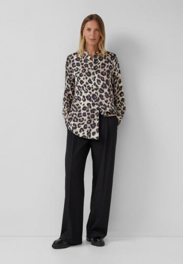 Атласная блузка