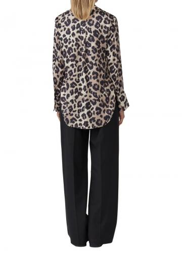 Атласная блузка