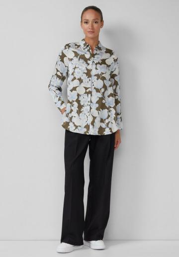 Атласная блузка