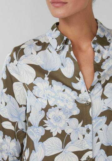 Атласная блузка