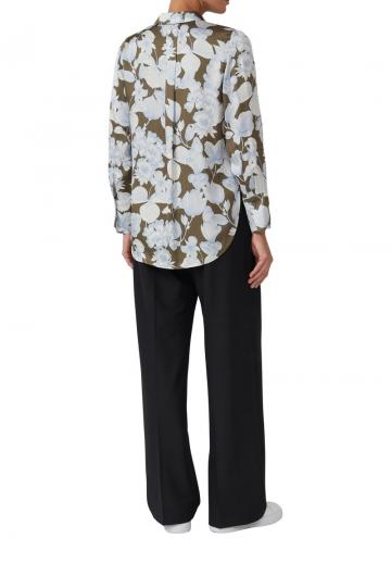 Атласная блузка