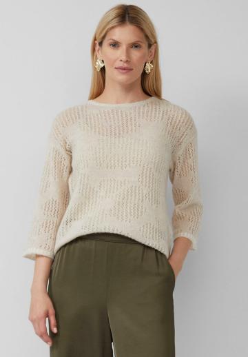 Пуловер с рукавом три четверти