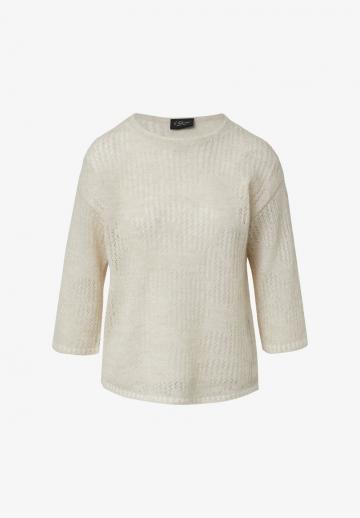 Пуловер с рукавом три четверти