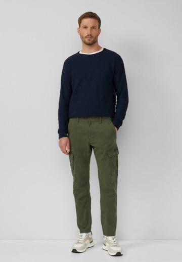 Брюки с накладными карманами