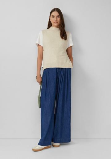 Пуловер без рукавов