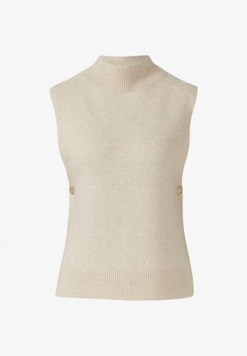 Пуловер без рукавов