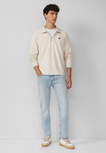 Поло с длинным рукавом