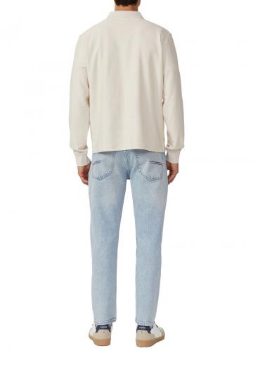 Поло с длинным рукавом