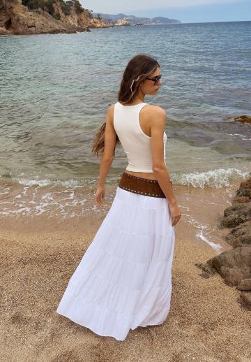 Юбка с воланами