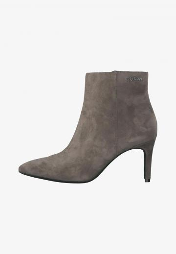 Полусапожки на высоком каблуке