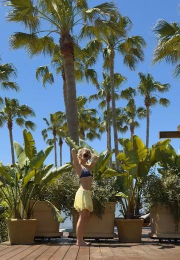 Юбка с воланами