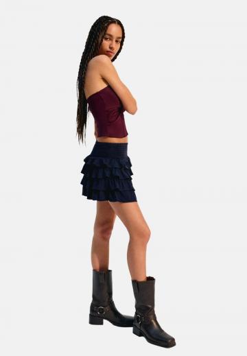 Юбка с воланами