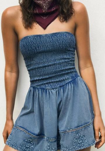 Джинсовое платье