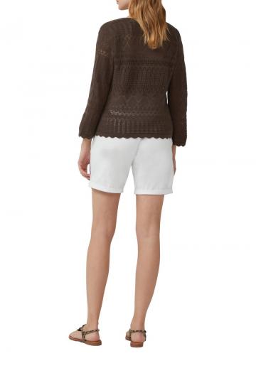 Пуловер с рукавом три четверти