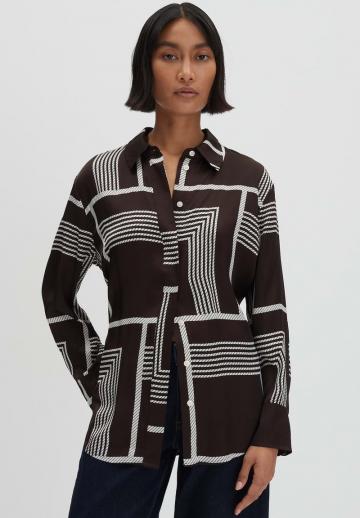 Атласная блузка