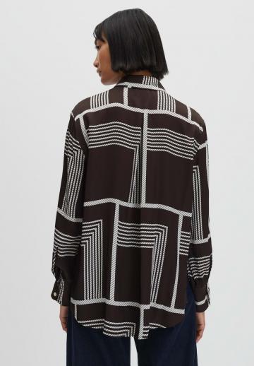 Атласная блузка