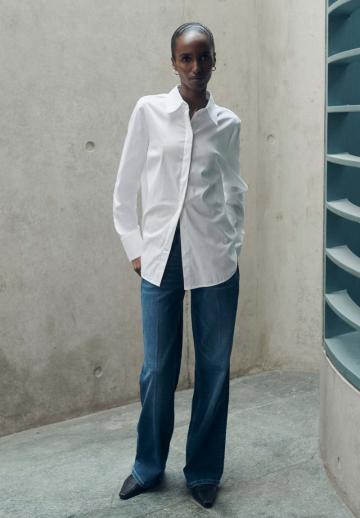 Прямые джинсы