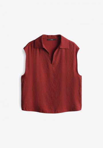 Блузка без рукавов