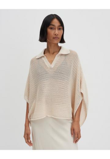 Пуловер с вырезом V