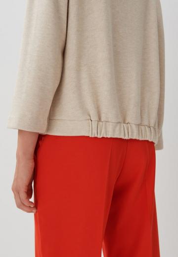 Пуловер с рукавом три четверти