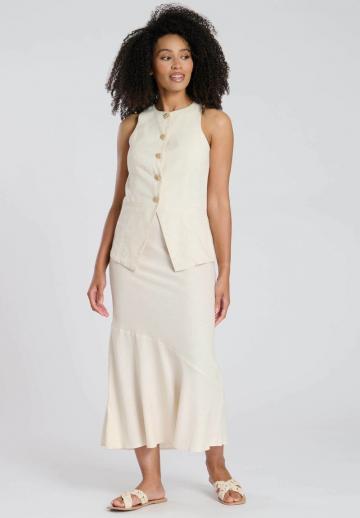 Джинсовая жилетка