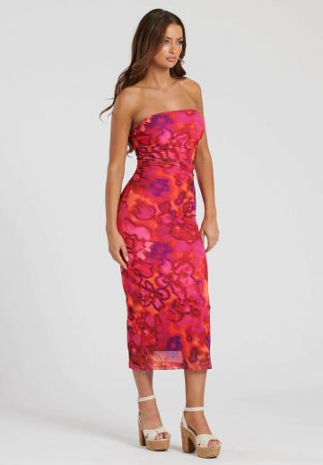 Платье без бретелек