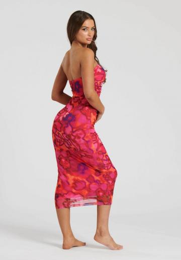 Платье без бретелек