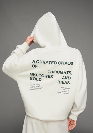 Пуловер с капюшоном