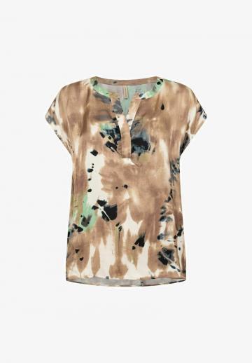 Атласная блузка