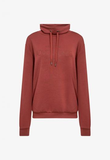 Пуловер с капюшоном