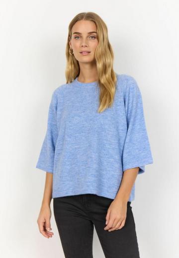 Пуловер с рукавом три четверти